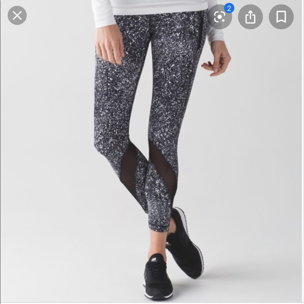 lululemon athletica INSPIRE TIGHT II black & white